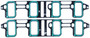 Mahle Intake Manifold Gasket Set for 2007-2020 Cadillac/Chevrolet/GMC/Hummer Silverado 1500/Sierra 1500/Yukon XL 1500/H2/Escalade 6.0L 6.2L