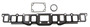 Mahle Intake and Exhaust Manifolds Combination Gasket for 1964-1990 AM General/American Motors/International/Jeep DJ5/Ambassador/Gremlin