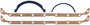 Mahle MAHLE Performance Oil Pan Gasket Set for 1971-1991 Chrysler/Dodge/Plymouth Cordoba/LeBaron/New Yorker/Newport/Town & Country 5.9L