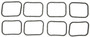 Mahle Intake Manifold Gasket Set for 1999-2007 Chrysler/Dodge/Jeep/Mitsubishi Aspen/Dakota/Durango/Ram 1500/Commander 4.7L