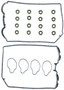Mahle Valve Cover Gasket Set for 2002-2005 Saab/Subaru 9-2X/Impreza 2.0L