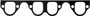 Mahle Intake Manifold Gasket for 1998-2006 VW Beetle/Golf/Jetta 1.9L
