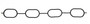Mahle Intake Manifold Gasket for 2001-2015 Lexus/Pontiac/Scion/Toyota Camry/Corolla/Matrix/RAV4/HS250h 2.0L 2.4L