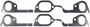 Mahle Exhaust Manifold Gasket Set for 1958-1978 Buick/GMC/Oldsmobile/Pontiac/Stutz Bonneville/Catalina/Grand Prix/LeMans/Firebird 3.2L 5.3L