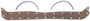 Mahle Oil Pan Gasket Set for 1955-1963 Chevrolet/GMC Suburban/Bel Air/Biscayne/C10 Pickup/C20 Pickup 3.8L 3.9L 4.3L