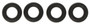 Mahle Fuel Injector O-Ring Kit for 1981-2025 Audi/Buick/Cadillac/Chevrolet/Chrysler F-150/Intrepid/Grand Cherokee/Skylark/Camaro 1.5L 1.6L