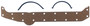Mahle Oil Pan Gasket Set for 1957-1974 Avanti/Bizzarrini/Checker/Chevrolet/Excalibur Bel Air/Biscayne/Caprice/El Camino/Impala 4.3L 4.6L