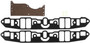 Mahle Intake Manifold Gasket Set for 1967-1990 Chrysler/Dodge/Fargo/Plymouth B100 Van/B200 Van/B300 Van/Charger/D100 Pickup 5.2L 5.6L 5.9L