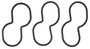 Mahle Plenum Gasket Set for 1998-2010 Chrysler/Dodge Intrepid/300/Concorde/Sebring/Avenger 2.7L