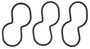 Mahle Plenum Gasket Set for 1998-2010 Chrysler/Dodge Intrepid/300/Concorde/Sebring/Avenger 2.7L