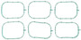 Mahle Intake Manifold Gasket Set for 2014-2024 Chevrolet/GMC Express 2500/Express 3500/Silverado 1500/Savana 2500/Savana 3500 4.3L