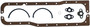 Mahle Oil Pan Gasket Set for 1962-1995 AC/DeTomaso/Ford/Griffith/Lincoln Country Sedan/Country Squire/Fairlane/Falcon/Mustang 2.8L 3.6L 4.2L