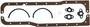 Mahle Oil Pan Gasket Set for 1962-1995 AC/DeTomaso/Ford/Griffith/Lincoln Country Sedan/Country Squire/Fairlane/Falcon/Mustang 2.8L 3.6L 4.2L