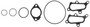 Mahle Water Pump Gasket for 2001-2015 Chevrolet/GMC C4500 Kodiak/C5500 Kodiak/Express 2500/Express 3500/Express 4500 6.6L