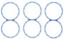 Mahle Plenum Gasket Set for 2001-2008 Ford/Mazda/Mercury Ranger/Taurus/B3000/Sable 3.0L