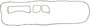 Mahle Valve Cover Gasket Set for 2003-2020 Ford/Lincoln/Mazda/Mercury Fusion/3/Escape/Focus/Transit Connect 2.0L 2.3L 2.5L