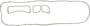 Mahle Valve Cover Gasket Set for 2003-2020 Ford/Lincoln/Mazda/Mercury Fusion/3/Escape/Focus/Transit Connect 2.0L 2.3L 2.5L