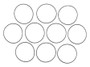 Mahle Oil Filter Gasket for 1965-1983 Checker/Chrysler/Dodge/Griffith/Plymouth Dart/Barracuda/Valiant/Challenger/Charger 2.8L 3.2L 3.7L