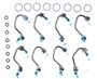Mahle Fuel Injector Seal Kit for 2008-2010 Ford F-250 Super Duty/F-350 Super Duty/F-450 Super Duty/F-550 Super Duty 6.4L