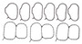 Mahle Intake Manifold Gasket Set for 2010-2014 Hyundai/Kia Santa Fe/Sedona/Sorento 3.5L