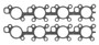 Mahle Exhaust Manifold Gasket Set for 2007-2020 Lexus/Toyota Sequoia/Tundra/GX460/LX570/Land Cruiser 4.6L 5.7L