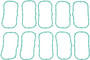 Mahle Intake Manifold Gasket Set for 2007-2019 Ford E-450 Super Duty/F-250 Super Duty/F-350 Super Duty/F-450 Super Duty 6.8L