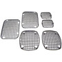 Crown Automotive RT34047 Stone Guard Set Front & Rear Left & Right - Fits 1987-1995 Jeep YJ Wrangler, 6-Piece Set