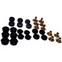 Crown Automotive 52002723K Body Mount Set Front & Rear Left & Right - Fits 1987-1995 Jeep YJ Wrangler