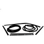 Crown Automotive 55176222MK Door Seal Kit Front Left & Right - Fits 1987-1995 Jeep YJ Wrangler