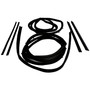 Crown Automotive 55176222MK Door Seal Kit Front Left & Right - Fits 1987-1995 Jeep YJ Wrangler