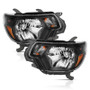 Anzo Crystal Headlights for Toyota Tacoma - Black