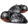 Anzo Crystal Headlights with Black Housing for Honda Civic