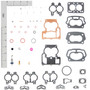 Walker Products Carburetor Repair Kit 15289C for 1955-1969 Buick/Cadillac/Checker 5.6L 5.7L (Gran Sport, GS 350, LeSabre, Skylark)