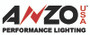 Anzo Universal 7in ROUND LED Universal Headlight, Black, Pair