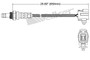 Walker Products Oxygen Sensor 250-24139 for 1995-2002 Ford/Mazda 2.5L 2.0L (Probe, 626, Millenia, MX-6)