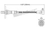 Walker Products Oxygen Sensor 250-24150 for 1988-1992 Chevrolet/Toyota 1.6L 4.0L (Nova, Corolla, Land Cruiser, Pickup)