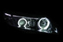 Anzo Projector Headlights with Chrome CCFL Halo for Honda Civic