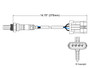 Walker Products Oxygen Sensor 250-24012 for 1993-2008 Acura/Buick/Cadillac 3.2L 3.5L (SLX, Century, Commercial Chassis, LeSabre)