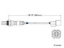 Walker Products Oxygen Sensor 250-24026 for 1994-2012 Dodge/Eagle/Mitsubishi 3.0L 2.0L (Stealth, Talon, Diamante, Eclipse)