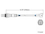 Walker Products Oxygen Sensor 250-24049 for 1996-2000 Suzuki 2.5L 1.8L (Grand Vitara, Sidekick)