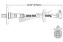 Walker Products Oxygen Sensor 250-24053 for 1988 Toyota 2.4L (Pickup)