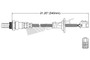 Walker Products Oxygen Sensor 250-24486 for 2003-2008 Pontiac/Toyota 1.8L (Vibe, Corolla, Matrix)