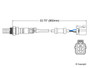 Walker Products Oxygen Sensor 250-24601 for 1995-2004 Acura/Honda 3.0L 2.2L (CL, MDX, TL, Accord)