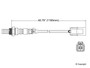 Walker Products Oxygen Sensor 250-24632 for 1996-2003 Nissan 3.3L 2.4L (Frontier, Pickup, Xterra)