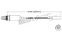 Walker Products Oxygen Sensor 250-21005 for 1983-2005 Chrysler/Dodge/Hyundai 2.6L 2.0L