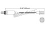 Walker Products Oxygen Sensor 250-21012 for 1983-1994 Ford/Mazda/Mercury 2.2L 1.6L (Probe, 323, 626, B2600)