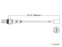 Walker Products Oxygen Sensor 250-21015 for 1976-1992 Alfa Romeo/BMW/Jaguar 2.5L 2.0L (GTV-6, Spider, 318i, 320i)