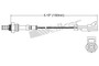 Walker Products Oxygen Sensor 250-21029 for 1991-1994 Saturn 1.9L (SC, SC1, SC2, SL)