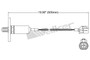 Walker Products Oxygen Sensor 250-21055 for 1992-1993 Toyota 2.2L (Camry)
