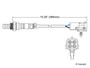 Walker Products Oxygen Sensor 250-23004 for 1985-1995 Chevrolet/Geo/GMC 4.3L 1.6L (Caprice, El Camino, Impala, Monte Carlo)